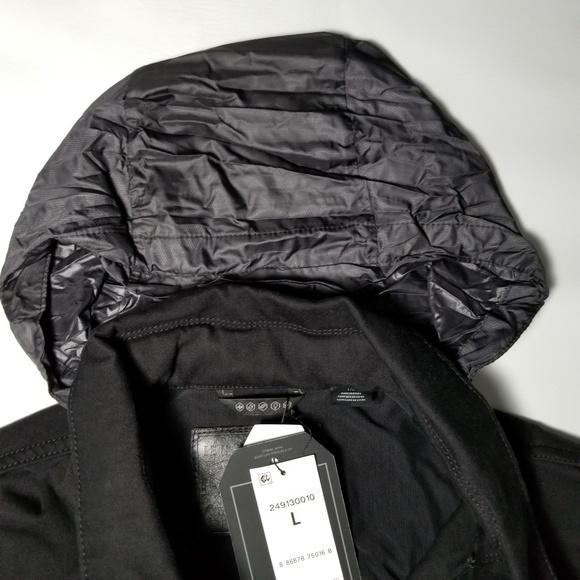 Levi's Commuter Pro Denim Jacket Mens Medium Black - Picture 5 of 8